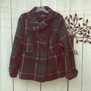 Winter Plaid Coat